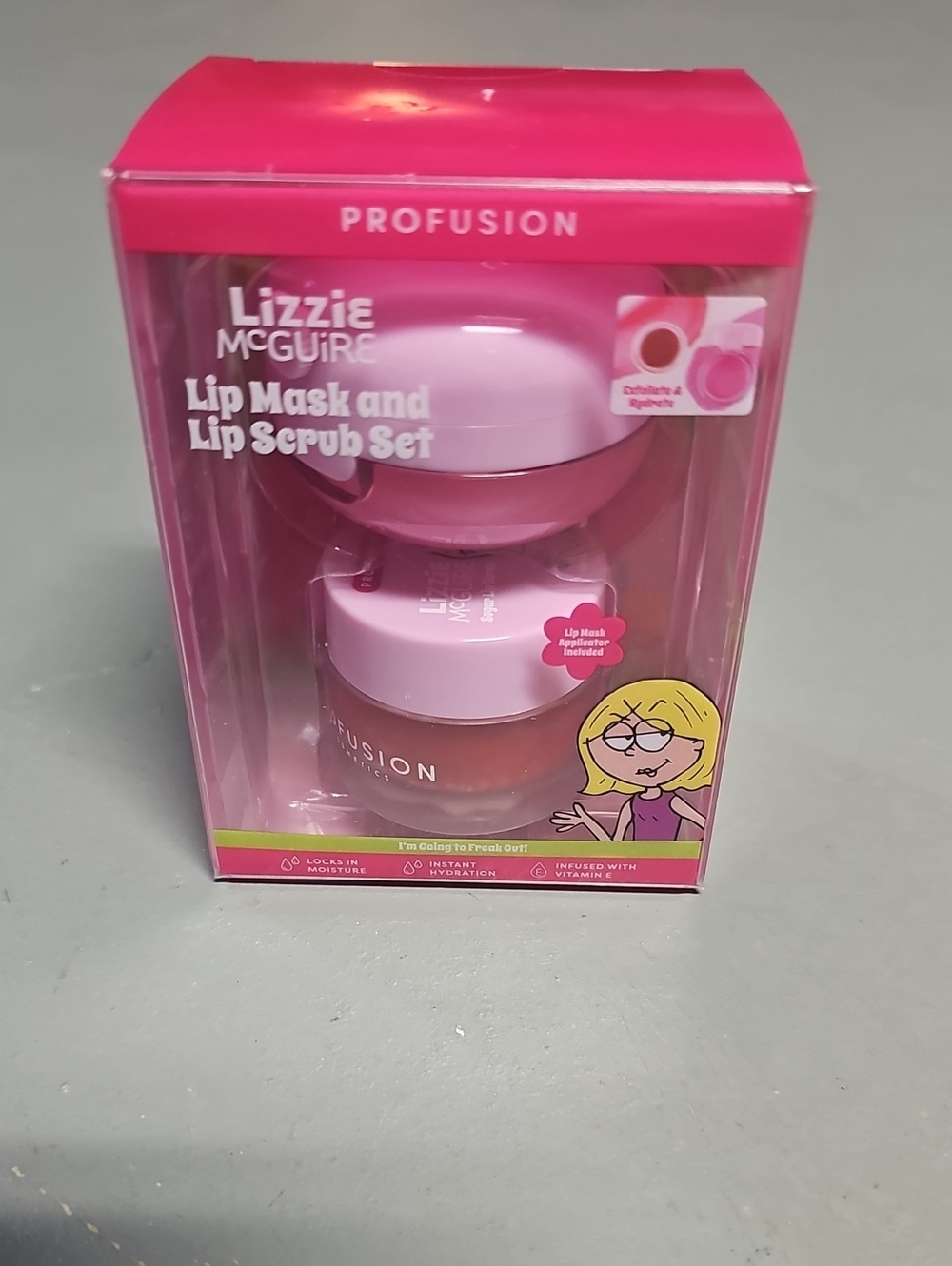Profusion Cosmetics Lizzie McGuire Lip Mask And Lip Scrub Set NIB